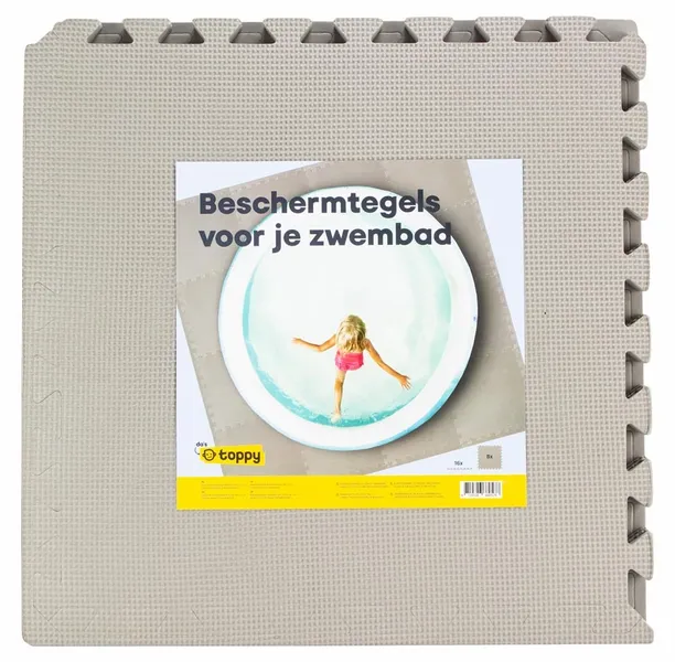 Ondertegels Zwembad Grijs - 8 Stuks Van 50 X 50 X 1 Cm 5 Ondertegels Zwembad Grijs - 8 Stuks Van 50 X 50 X 1 Cm - Afbeelding 5