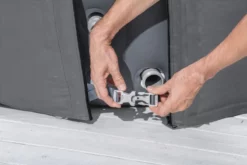 Bestway Lay-Z Spa Isolerende Beschermhoes - Ø 180 Cm -Intex VERKAUF 1267 1900 thermal cover vastklikken