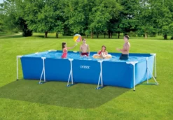 Intex Metal Frame Pool - 450 X 220 X 84 - Met Filterpomp -Intex VERKAUF 1320 1900 28274 inuse 2022 300