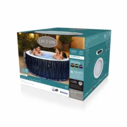 Bestway Lay-Z Spa Hollywood Airjet Opblaasbare Spa - 6 Persoons -Intex VERKAUF 150dpi 303021321456 60059 77x55x57.5cm 3d