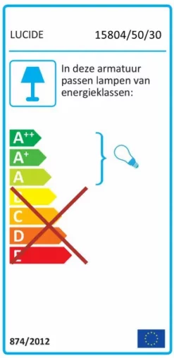 Lucide Cadix E27 Sokkellamp - 50 Cm - Zwart -Intex VERKAUF 15804 50 30 dv