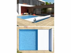 Open Aero Automatisch Oprolsysteem - Tot 3 Meter - Grijs -Intex VERKAUF 1638438009 trimmy pvc blanc ambiance 3