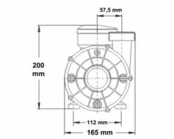 LX WTC 50M Spa Circulatiepomp 0,33 PK -Intex VERKAUF 1808.3 1