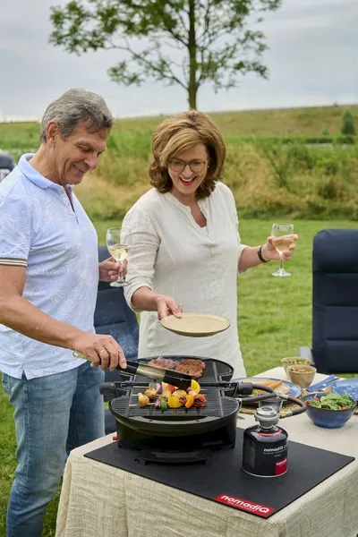 NomadiQ Draagbare Gasbarbecue - Zwart 8 NomadiQ Draagbare Gasbarbecue - Zwart - Afbeelding 8