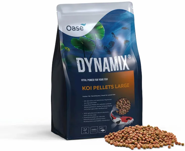 Oase Dynamix Koi Pellets Large Koivoer - 4 Liter 2 Oase Dynamix Koi Pellets Large Koivoer - 4 Liter - Afbeelding 2