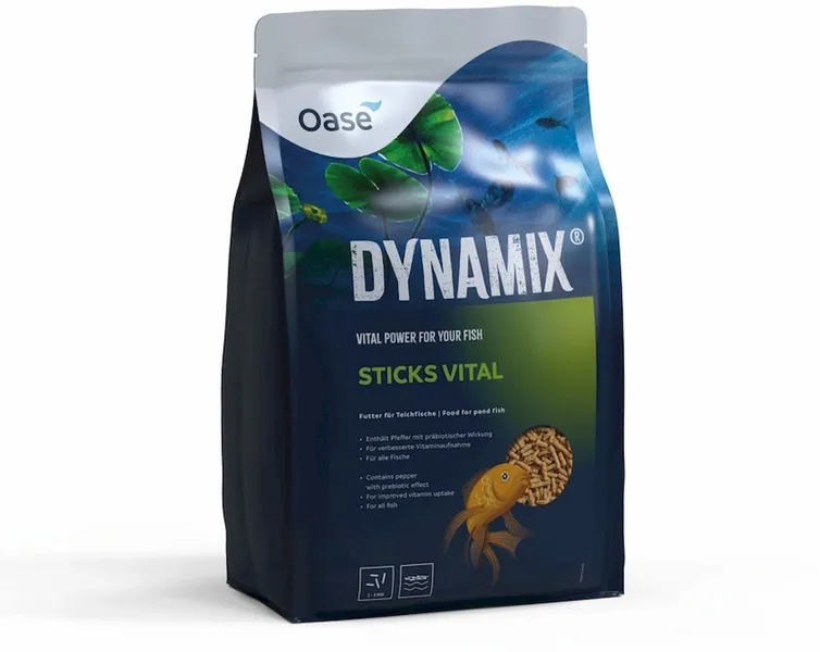 Oase Dynamix Sticks Vital Visvoer - 8 Liter 1 Oase Dynamix Sticks Vital Visvoer - 8 Liter