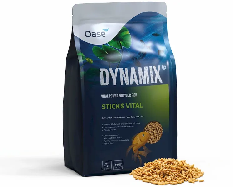 Oase Dynamix Sticks Vital Visvoer - 8 Liter 2 Oase Dynamix Sticks Vital Visvoer - 8 Liter - Afbeelding 2
