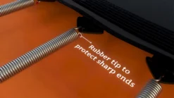 Avyna Pro-Line Flatground Trampoline - Ø365 Cm - Grijs -Intex VERKAUF 1900 3374 spring cap small 1