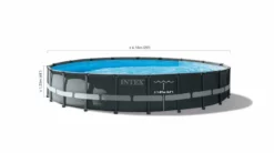 Intex Ultra Frame XTR Pool - 610 X 122 Cm - Met Zandfilterpomp En Accessoires -Intex VERKAUF 26334gn zwembadformaat
