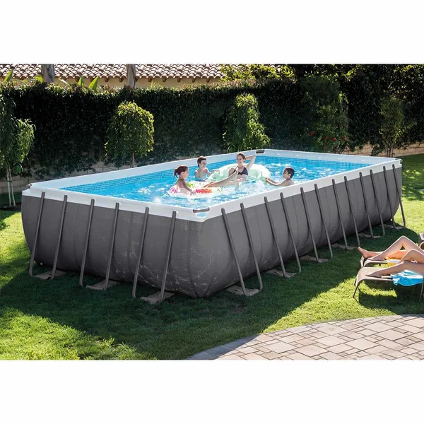 Intex Ultra Frame XTR Pool - 732 X 366 X 132 Cm - Met Zandfilterpomp En Accessoires 3 Intex Ultra Frame XTR Pool - 732 X 366 X 132 Cm - Met Zandfilterpomp En Accessoires - Afbeelding 3