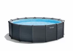 Intex Graphite Panel Pool - 478 X 124 Cm - Met Zandfilterpomp En Accessoires -Intex VERKAUF 26384gn blanco 1