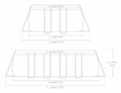 Intex Prism Frame Pool Greywood - 549 X 122 Cm – Met Filterpomp En Accessoires -Intex VERKAUF 26792gn zwembadformaat 1