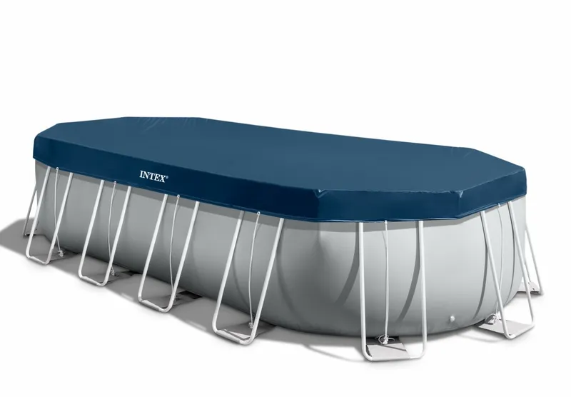 Intex Oval Prism Frame Pool - 610 X 305 X 122 Cm - Met Filterpomp En Accessoires 3 Intex Oval Prism Frame Pool - 610 X 305 X 122 Cm - Met Filterpomp En Accessoires - Afbeelding 3