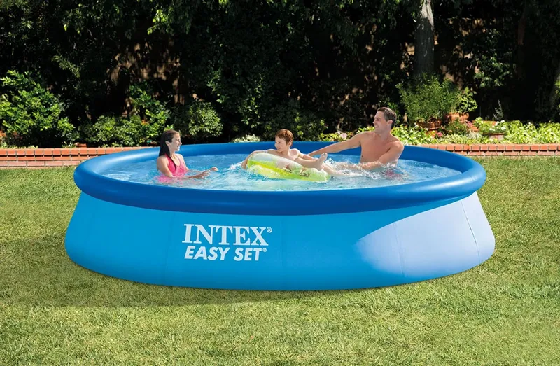 Intex Easy Set Pool - 396 X 84 Cm - Met Filterpomp 2 Intex Easy Set Pool - 396 X 84 Cm - Met Filterpomp - Afbeelding 2