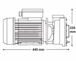 LX WP250 Spa Massagepomp 2,5 PK - 2 Speed -Intex VERKAUF 3770.22