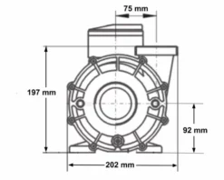 LX WP200 Spa Massagepomp 2 PK - 2 Speed 11 LX WP200 Spa Massagepomp 2 PK - 2 Speed -Intex VERKAUF 3770.3