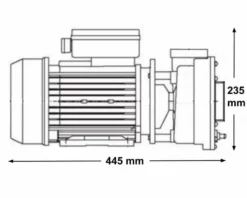 LX WP300 Spa Massagepomp 3 PK - 2 Speed -Intex VERKAUF 3771.2bis 1