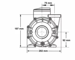 LX WP300 Spa Massagepomp 3 PK - 2 Speed -Intex VERKAUF 3771.3 1
