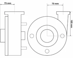 LX WP300 Spa Massagepomp 3 PK - 2 Speed -Intex VERKAUF 3771.4bis 1