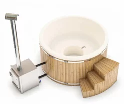 Houtgestookte Hottub - 6-8 Personen - Wit 8 Houtgestookte Hottub - 6-8 Personen - Wit -Intex VERKAUF 3 4 1