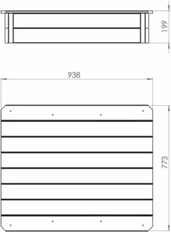 EXIT TOYS EXIT Aksent Houten Zandbak -Intex VERKAUF 52.05.01.05 3
