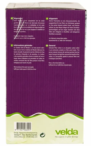 Velda Actieve Filterkool - 5L 2 Velda Actieve Filterkool - 5L - Afbeelding 2