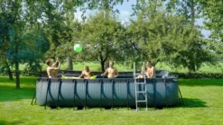 EXIT TOYS EXIT Wood Zwembad - 540 X 250 X 122 Cm - Met Zandfilterpomp En Trap -Intex VERKAUF 675 1200 exit 30 27 53 10 int 8