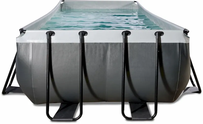 EXIT TOYS EXIT Black Leather Zwembad - 540 X 250 X 122 Cm - Met Zandfilterpomp En Trap 3 EXIT TOYS EXIT Black Leather Zwembad - 540 X 250 X 122 Cm - Met Zandfilterpomp En Trap - Afbeelding 3