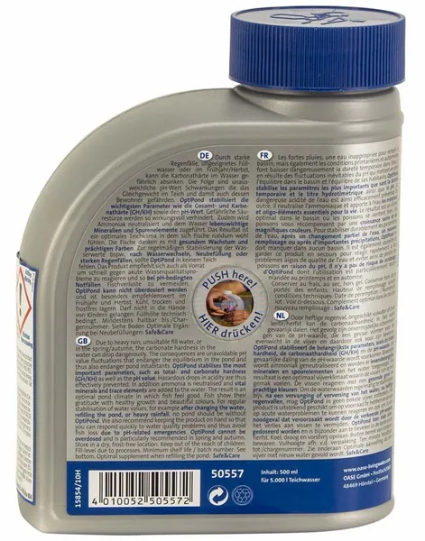 Oase Optipond Waterstabilisator - 500ml 2 Oase Optipond Waterstabilisator - 500ml - Afbeelding 2
