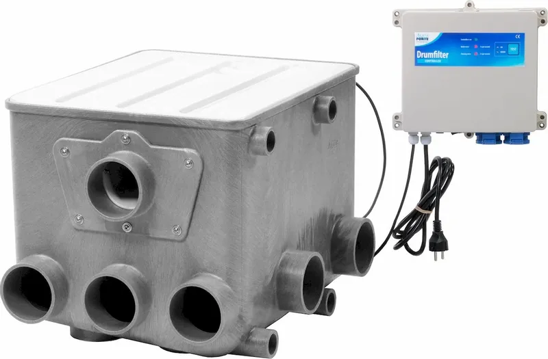Aquaforte Trommelfilter Incl. Deksel En Controller 1 Aquaforte Trommelfilter Incl. Deksel En Controller