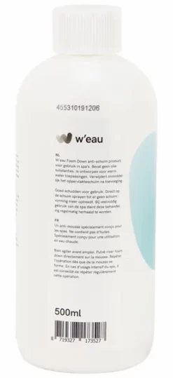W'eau Foam Down Ontschuimingsmiddel - 500 Ml 6 W'eau Foam Down Ontschuimingsmiddel - 500 Ml -Intex VERKAUF 789 2 1