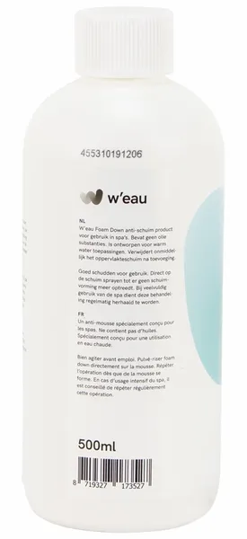 W'eau Foam Down Ontschuimingsmiddel - 500 Ml 3 W'eau Foam Down Ontschuimingsmiddel - 500 Ml - Afbeelding 3