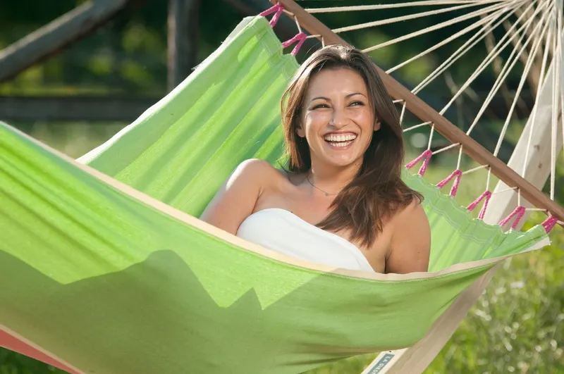 La Siesta Fruta 1 Persoons Hangmat - Kiwi 4 La Siesta Fruta 1 Persoons Hangmat - Kiwi - Afbeelding 4