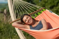 La Siesta Fruta 1 Persoons Hangmat - Mango 7 La Siesta Fruta 1 Persoons Hangmat - Mango -Intex VERKAUF 797 1200 frr11 5 fruta mango weather resistant single spreader bar hammock image 05