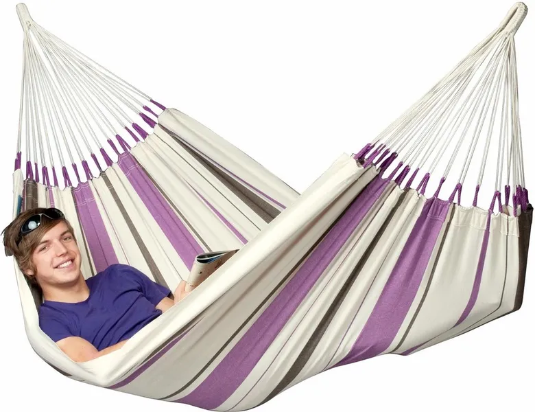 La Siesta Caribena 1 Persoons Hangmat - Purple 2 La Siesta Caribena 1 Persoons Hangmat - Purple - Afbeelding 2