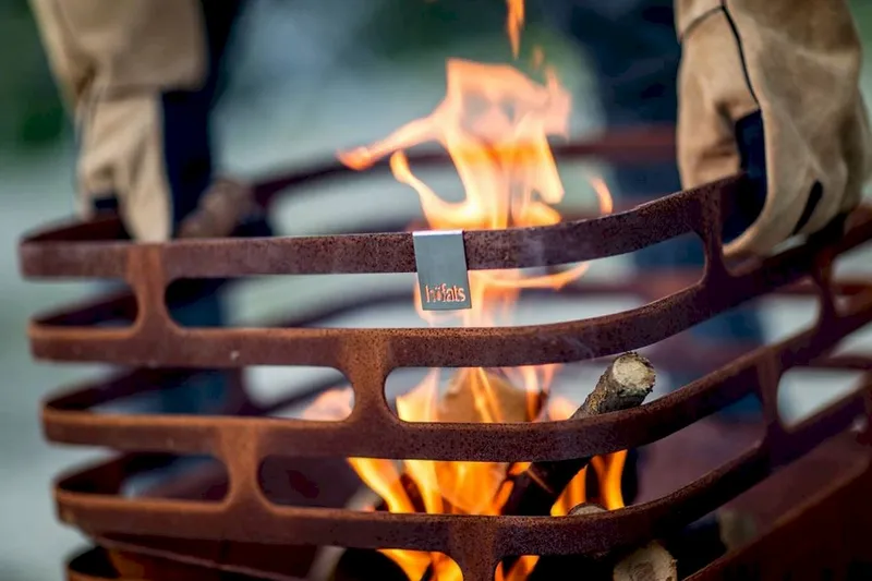 Höfats Cube Vuurkorf - Bruin 2 Höfats Cube Vuurkorf - Bruin - Afbeelding 2