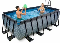EXIT TOYS EXIT Stone Zwembad - 400 X 200 X 122 Cm - Met Zandfilterpomp En Trap -Intex VERKAUF 866 1200 exit 30 27 42 00 int 6