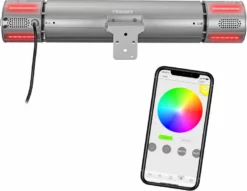 Eurom Heat And Beat Terrasverwarmer - Grijs 20 Eurom Heat And Beat Terrasverwarmer - Grijs -Intex VERKAUF 8713415334586 eurom heat and beat grey 10