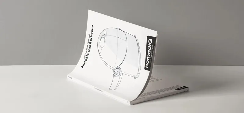 NomadiQ Draagbare Gasbarbecue - Zwart 6 NomadiQ Draagbare Gasbarbecue - Zwart - Afbeelding 6