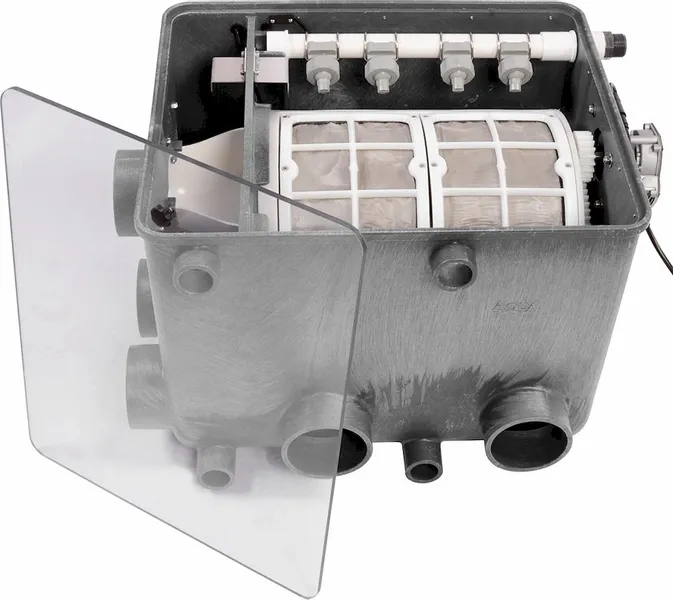 Aquaforte Trommelfilter Incl. Deksel En Controller 2 Aquaforte Trommelfilter Incl. Deksel En Controller - Afbeelding 2