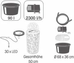 Ubbink AcquaArte Las Palmas Waterornament -Intex VERKAUF 900 1071 8711465083102 3