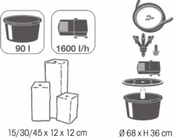 Ubbink AcquaArte Taranto Waterornament -Intex VERKAUF 900 1127 8711465083041 3