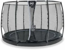 EXIT TOYS Exit Dynamic Flatground Trampoline Met Net - Ø 305 Cm - Zwart