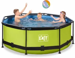EXIT TOYS EXIT Lime Zwembad - 244 X 76 Cm - Met Filterpomp -Intex VERKAUF 900 1161 exit 30 12 08 40 int 3