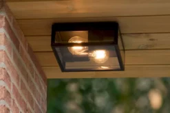 Lucide Dukan E27 Plafondlamp - Zwart -Intex VERKAUF 900 1348 15802 02 30 sf3