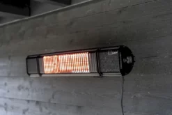 Eurom Heat And Beat Terrasverwarmer - Zwart -Intex VERKAUF 900 1350 8713415334579 heat and beat black sfeer 3