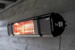 Eurom Heat And Beat Terrasverwarmer - Zwart -Intex VERKAUF 900 1350 8713415334579 heat and beat black sfeer 4