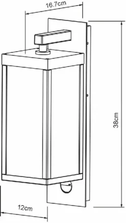 Lucide Clairette Led Wandlamp - Antraciet 14 Lucide Clairette Led Wandlamp - Antraciet -Intex VERKAUF 900 510 28861 10 30 technical drawing