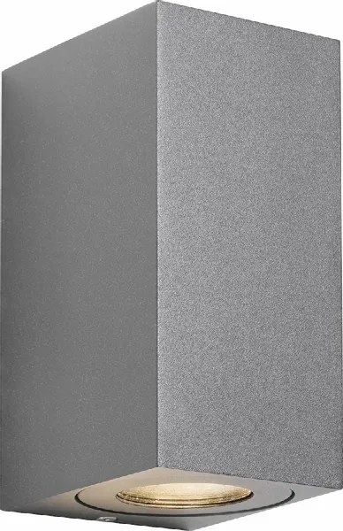 Nordlux Canto Maxi Kubi 2 Wandlamp - Grijs 1 Nordlux Canto Maxi Kubi 2 Wandlamp - Grijs