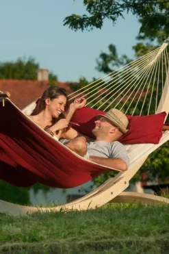 La Siesta Alabama Kingsize 2 Persoons Hangmat - Red Pepper -Intex VERKAUF 900 598 nqr14 21 alabama red pepper quilted kingsize spreader bar hammock image 05